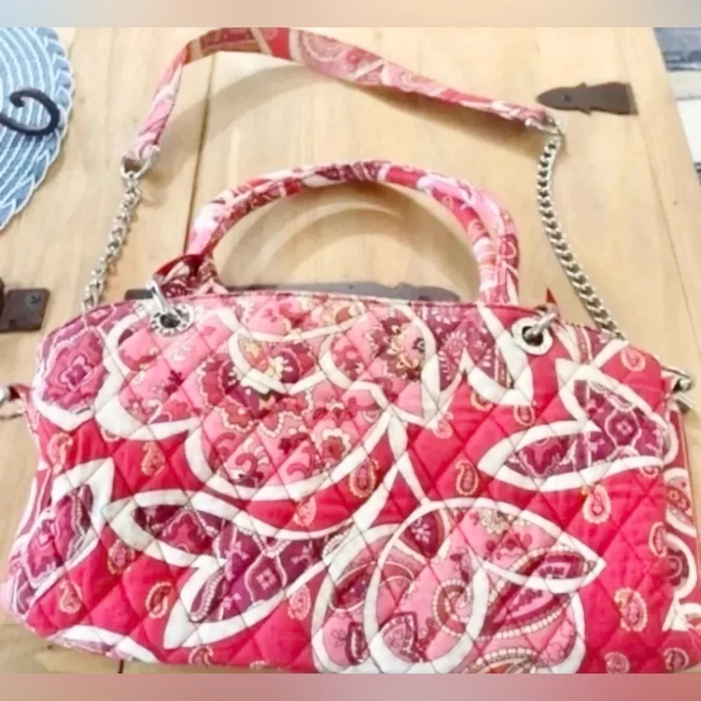 Vera bradley purse shoulder Rosey Posey vintage retired